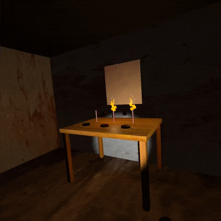 gif about a jumpscare after solving the puzzle